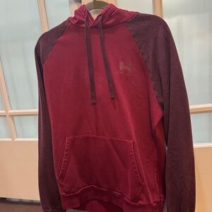 Under Armour Men's Burgundy and Plum Hoodie